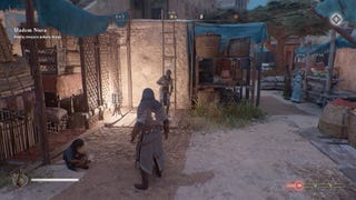 Assassin's Creed Mirage - młody zabójca z misją, Miecz w tłumie i narzędzie w szopie