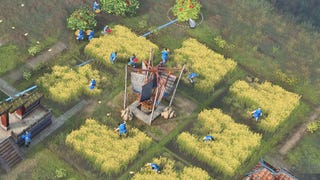 Age of Empires 4 - jedzenie, food: farmy, polowanie, owce