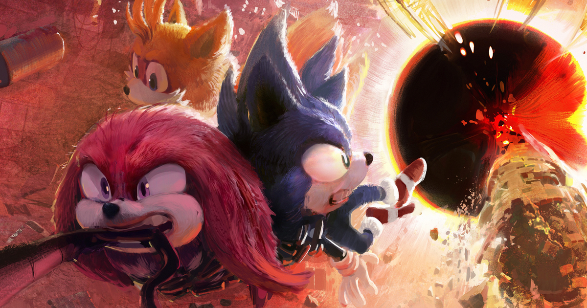 Sonic Concept Rabbit Sonic the Hedgehog 3 film concept art reveals cut content and secret ...
