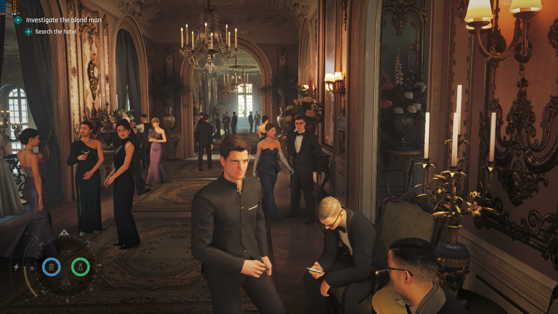 A DLSS frame generation error in 007: First Light.
