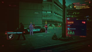 Cyberpunk 2077 - skaner: oznaczanie wrogów i obiektów