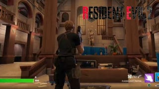 Esquadra de Resident Evil 2 recriada em Fornite