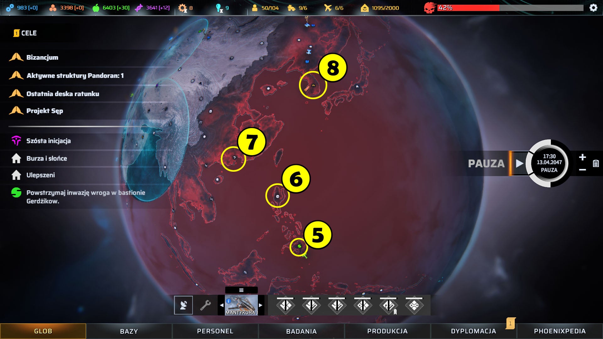 Phoenix Point - Geoscape: mapa świata, znaczniki | Eurogamer.pl
