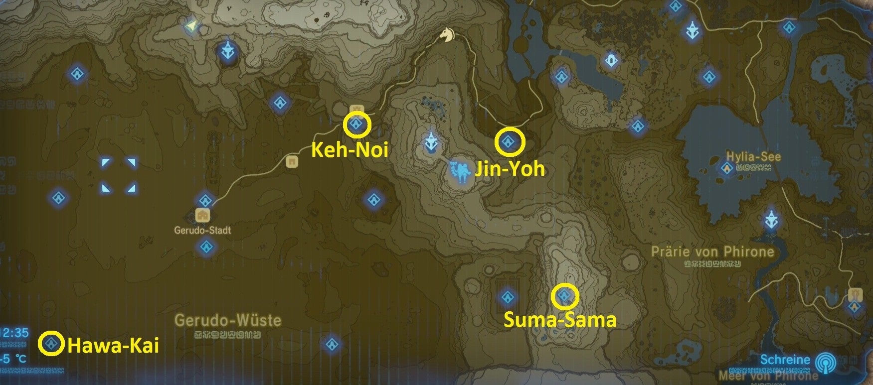 Zelda Breath Of The Wild Jin Yoh Schrein Zelda: Breath of the Wild - Gerudo - Jin-Yoh-Schrein, Keh-Noi-Schrein