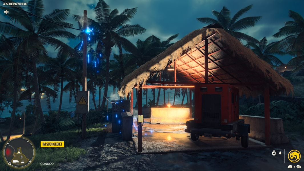 Far Cry 6 Abschiedsgeschenke Feuer im Ofen löschen, Strom einschalten, Schlüssel zum