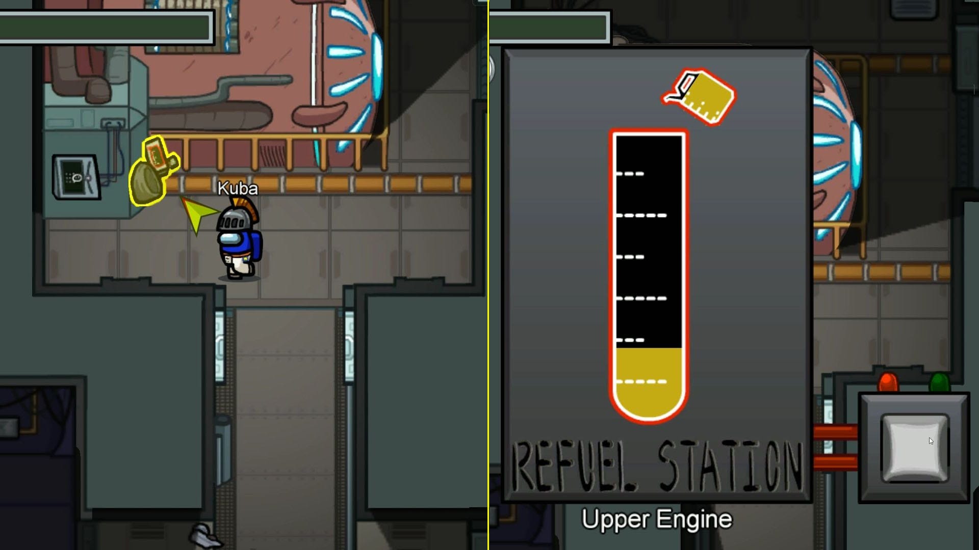 Upper Engine Task Among Us - zadanie (task): fuel engines | Eurogamer.pl