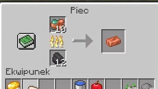 Minecraft - piec: przetapianie rudy, pieczenie mięsa