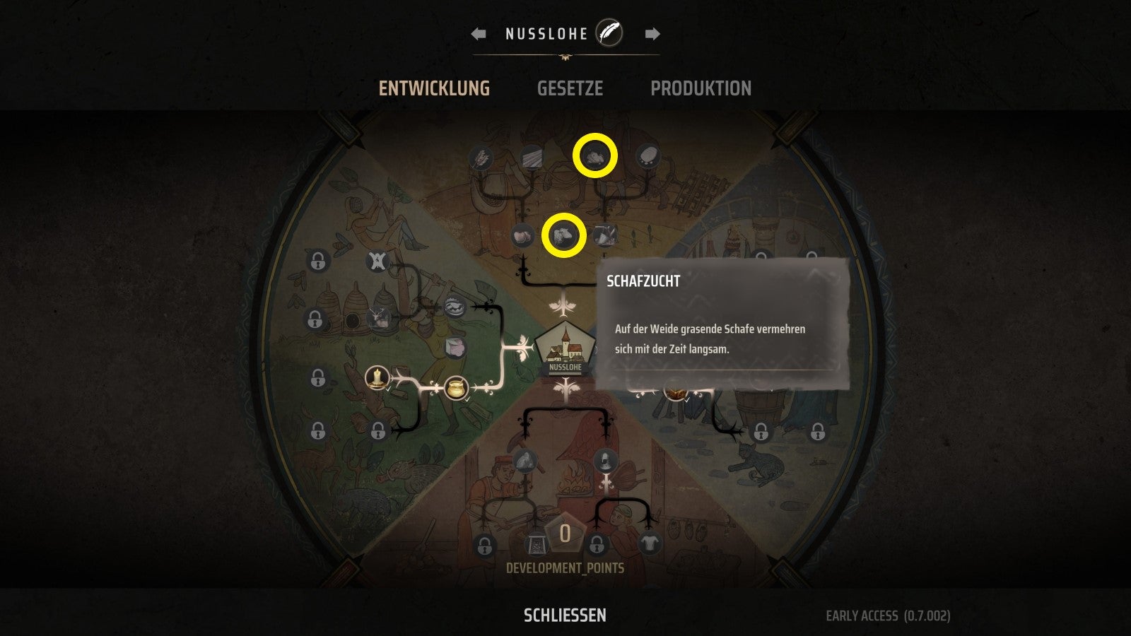 Manor Lords Schafe halten, vermehren, Weide bauen, Wolle produzieren und wofür man sie braucht