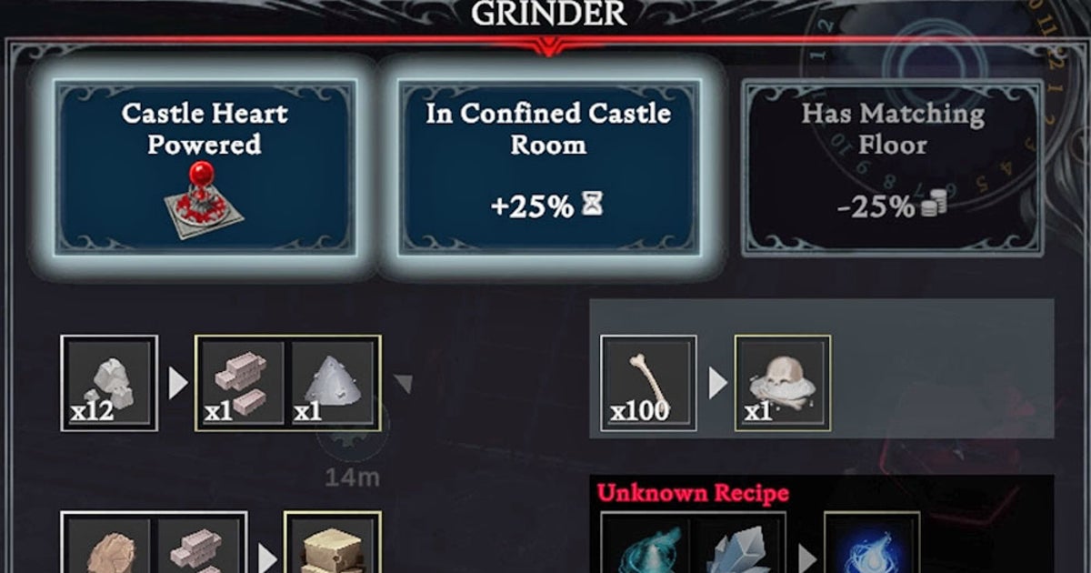 V Rising Grinder V Rising - grinder: budowa, tworzenie stone bricks | Eurogamer.pl
