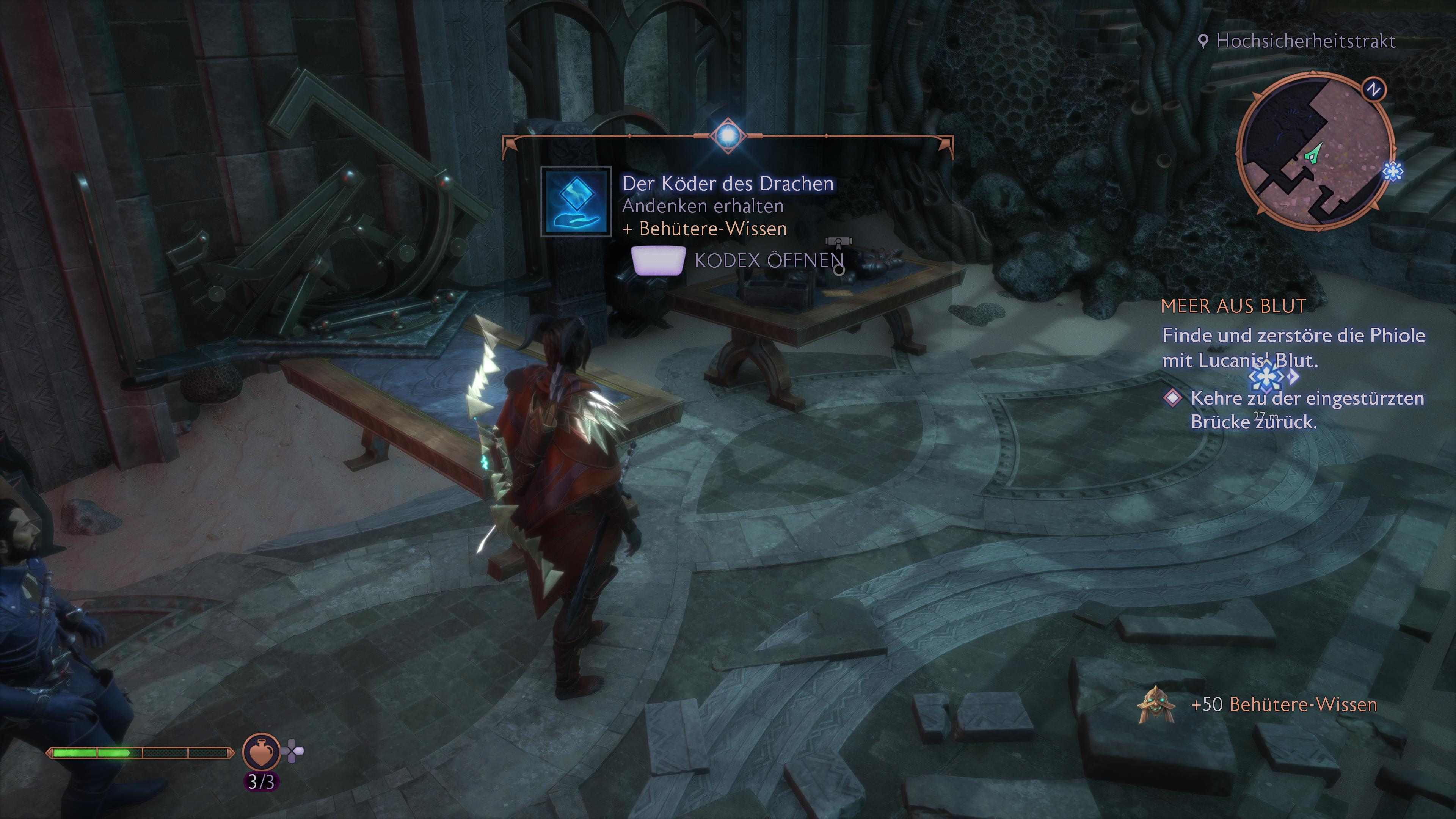 Dragon Age The Veilguard Meer aus Blut Dämon von Vyrantium, Phiole finden, Boss Calivan