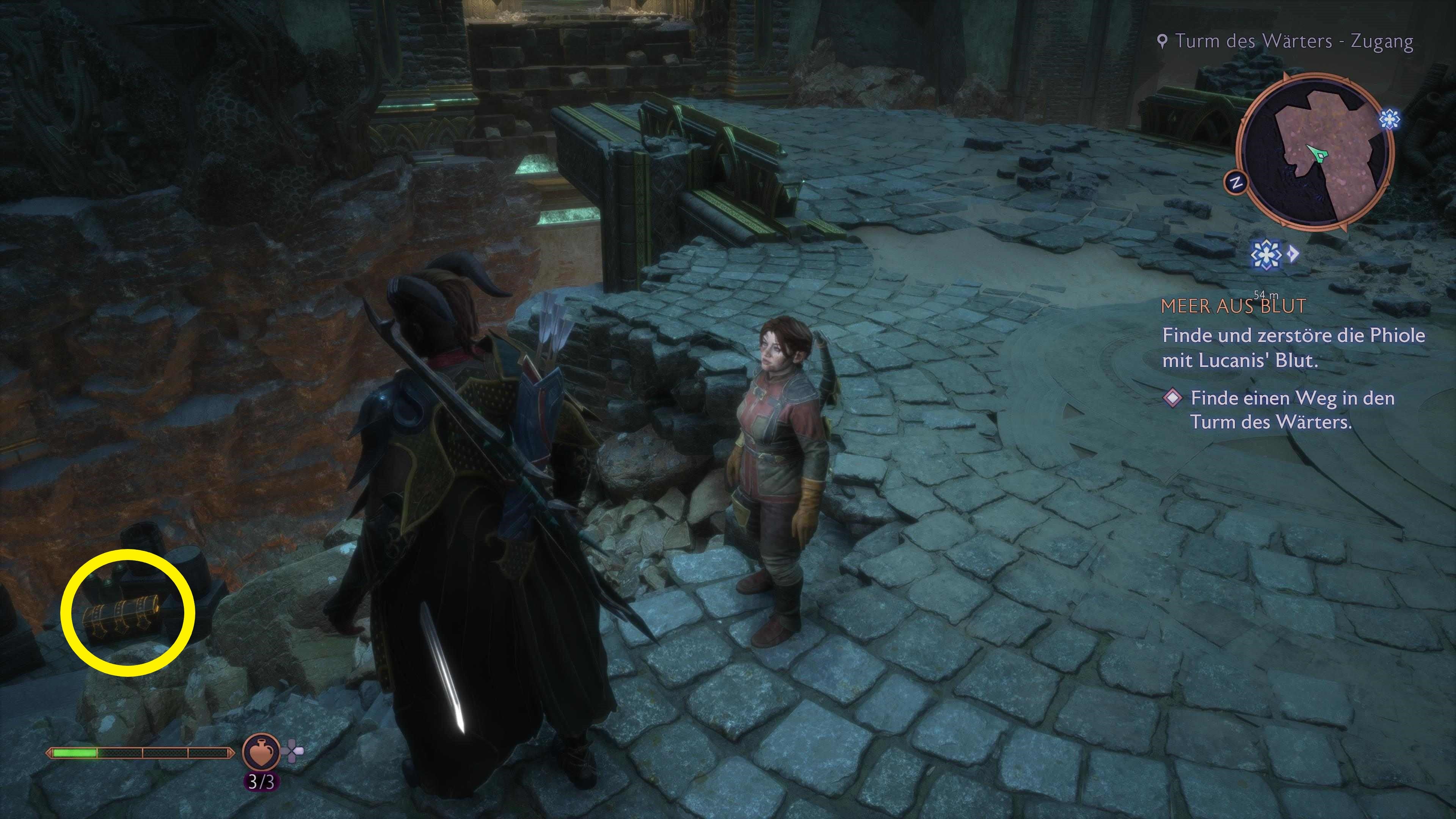 Dragon Age The Veilguard Meer aus Blut Dämon von Vyrantium, Phiole finden, Boss Calivan