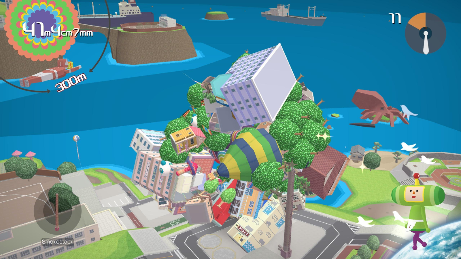 Геймплей Katamari Damacy REROLL