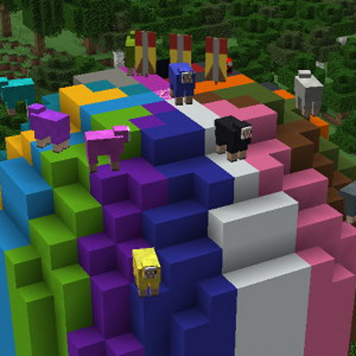 Minecraft Glazed Concrete Minecraft Interiors With Terracotta