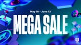 Epic Games Store Mega Sale artwork, showing the offer's name and dates.