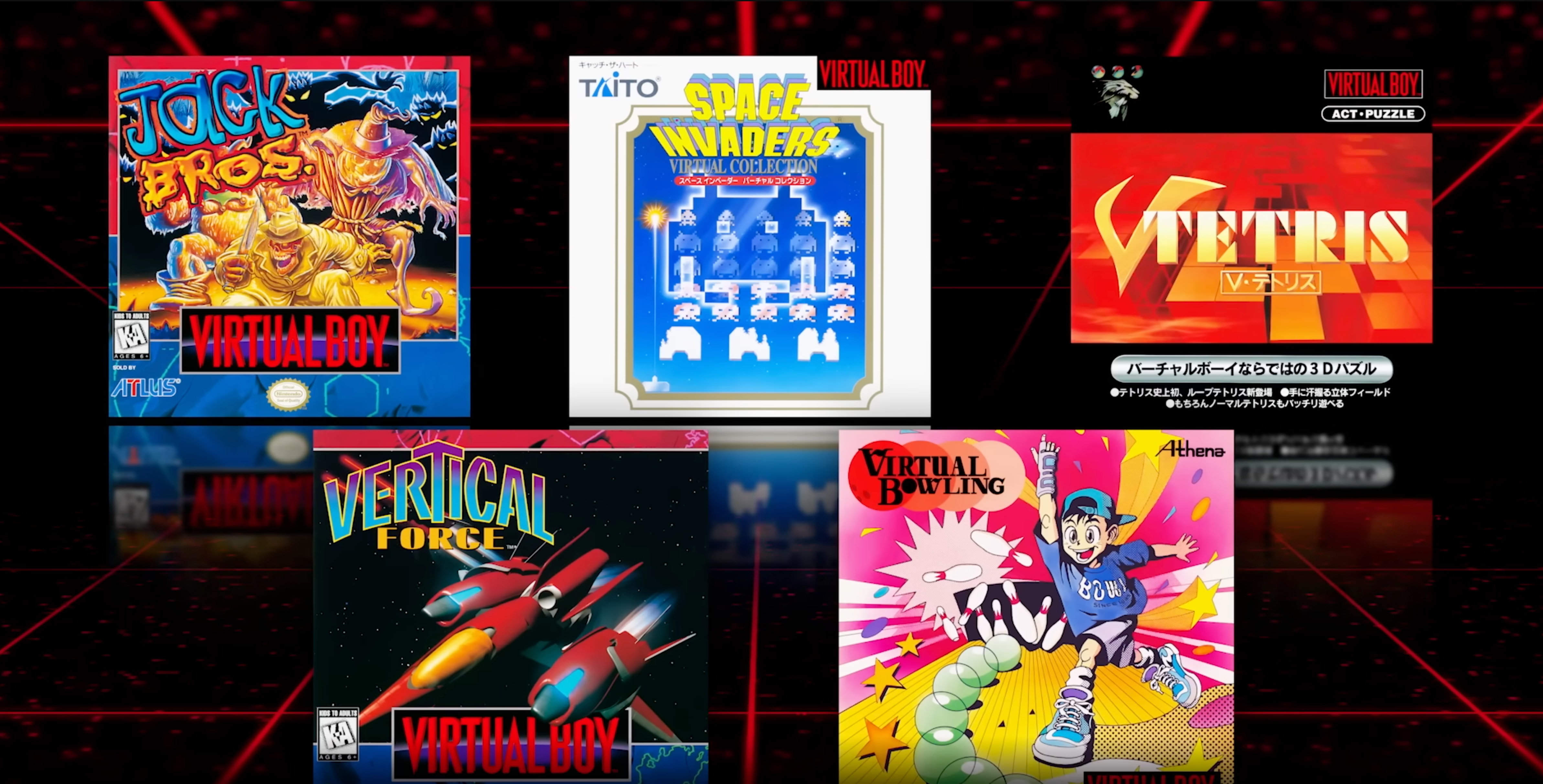 Nintendo Switch Online bekommt fünf neue Virtual-Boy-Spiele