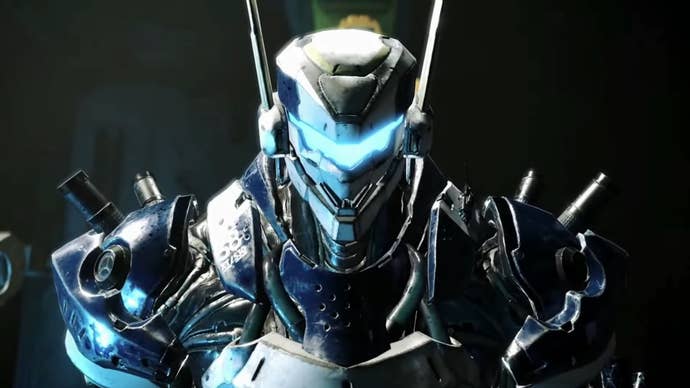 Screenshot from the Exo Primal pre-order and battlepass trailer