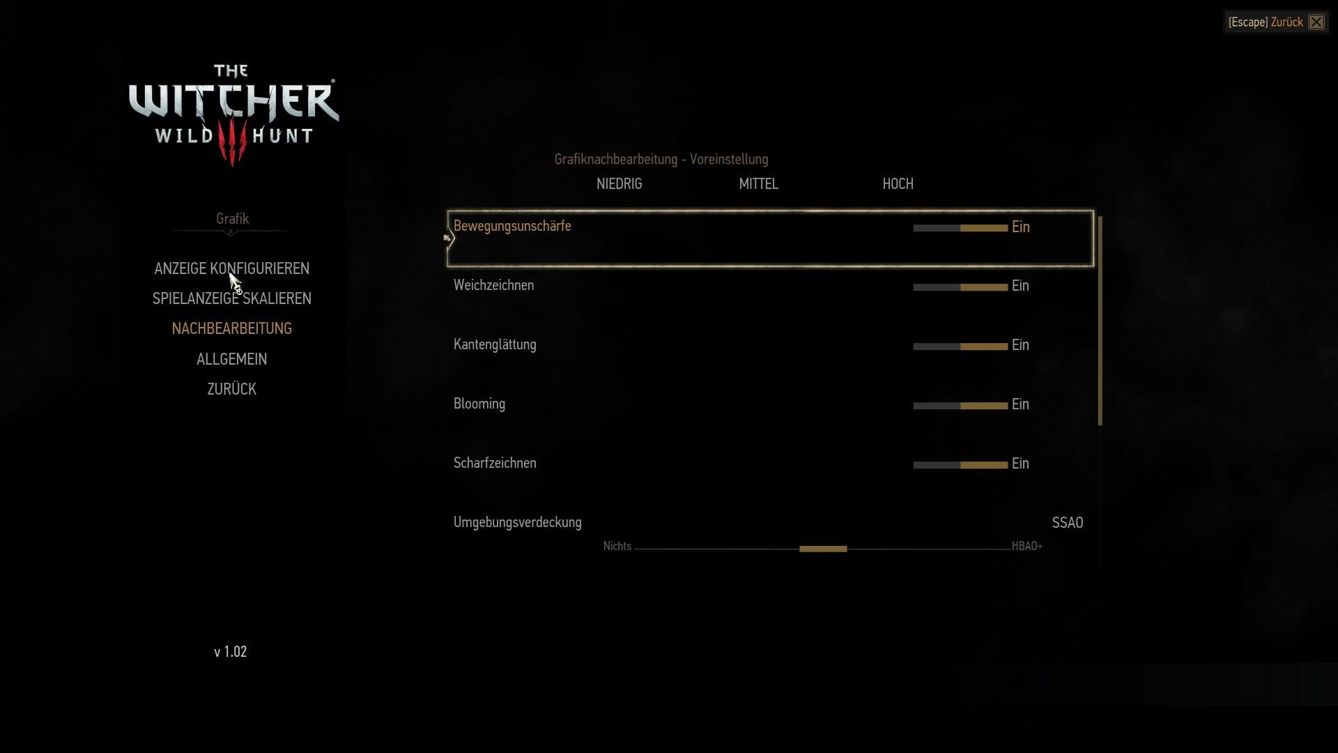 Witcher 3 auf dem PC - Day One, Downgrade-Gate, Keyboard/Maus und ...