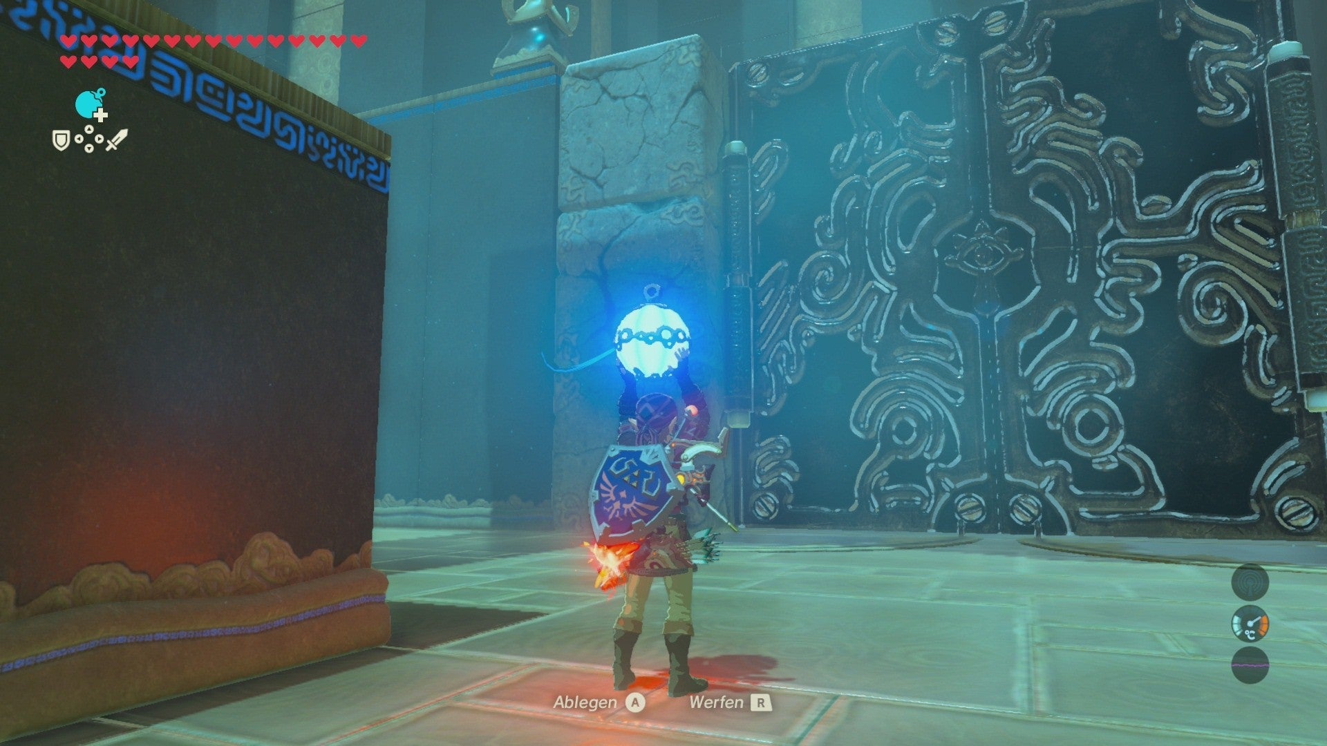 Zelda Breath of the Wild Schreine Turm des Sees Im Rachen des Drachen (ShiKuchofuSchrein