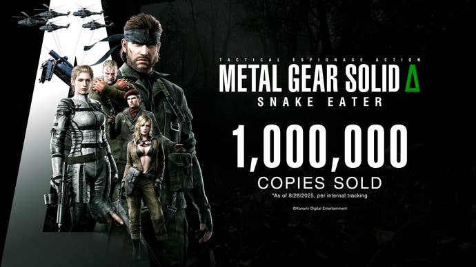 Image showing number of copies sold of Metal Gear Solid Delta