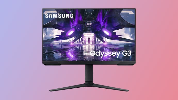 an example of a 1080p gaming monitor (specifically, the samsung odyssey g3)