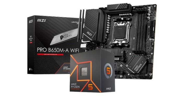 msi pro b650m-a motherboard bundle