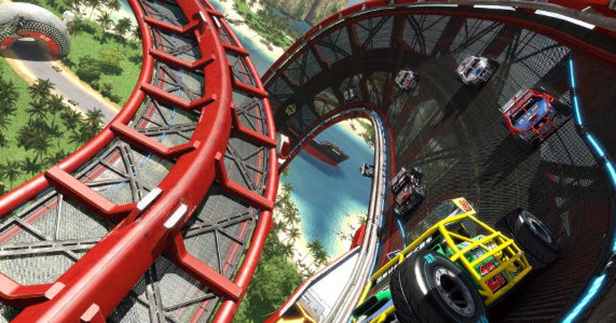Trackmania One Speed Trackmania Turbo's Upside-Down Roads & One-Car Co-op | Rock Paper Shotgun