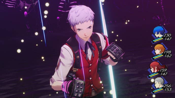 Persona 3 Reload image showing Akihiko Sanada in combat.