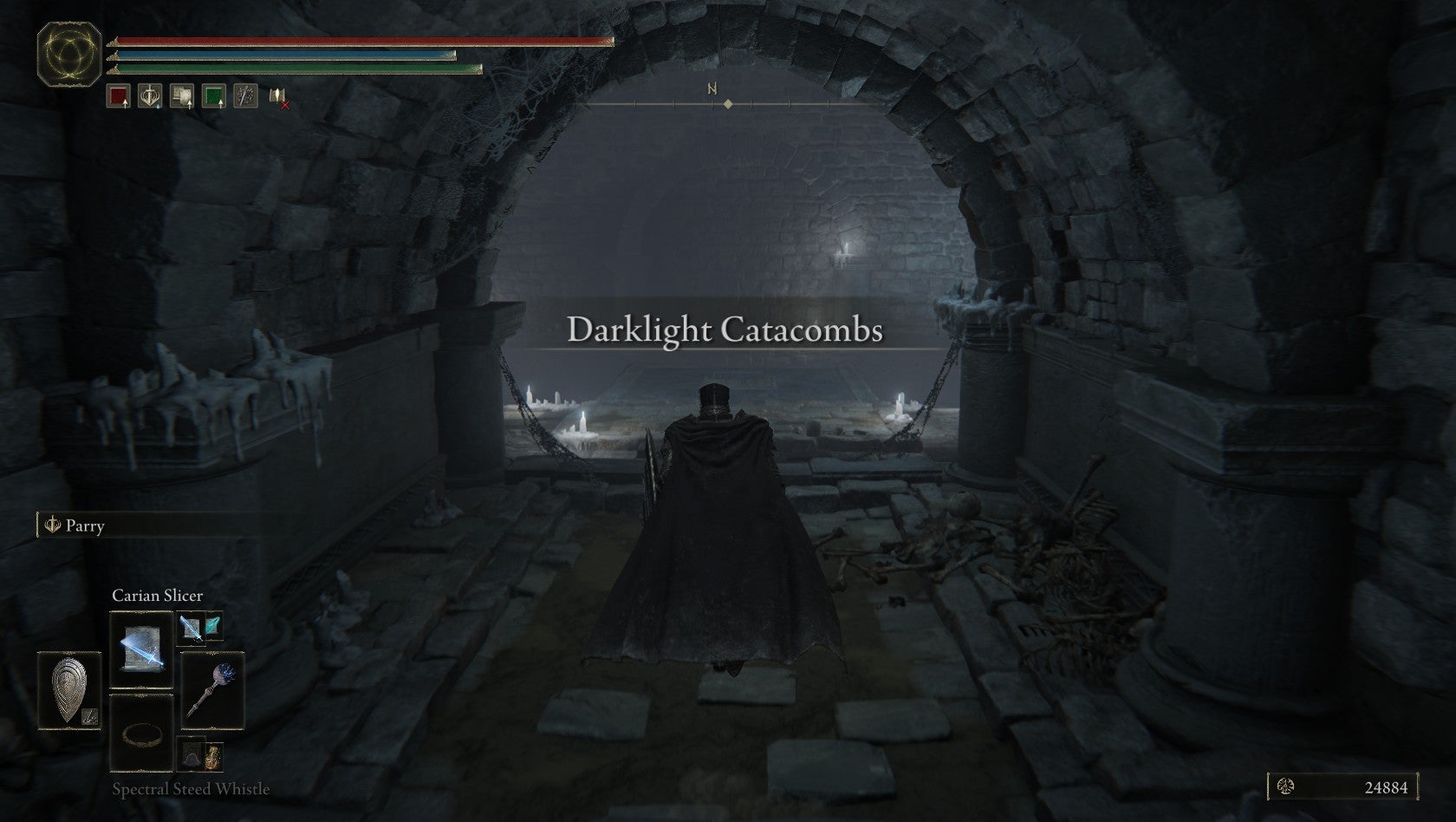 Entering the Darklight Catacombs in Elden Ring: Shadow of the Erdtree. - 3