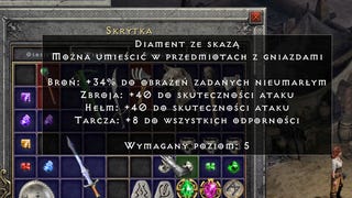 Diablo 2 - kamienie i czaszki: umieszczanie w broniach i pancerzu