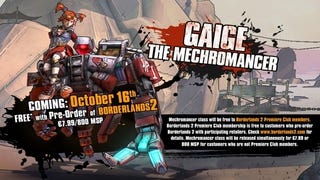 Borderlands 2 Mechromancer class releases today