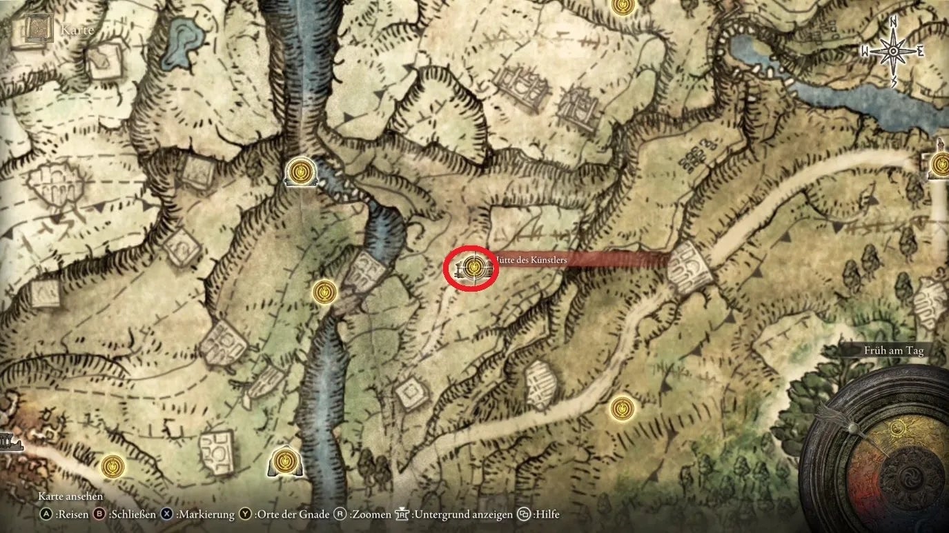 Location of the Painting &ldquo;Homing Instinct&rdquo;.