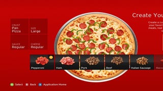 Pedir una pizza desde tu Xbox 360 ya es posible