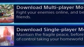 PS4 Store asks if you'd like to download multiplayer or single-player first