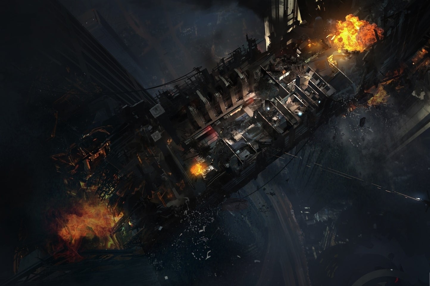 Mapa Free Fall w Call of Duty: Ghosts pozwoli walczyć w zapadającym się ...