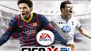 Gareth Bale joins Messi on the cover of FIFA 14