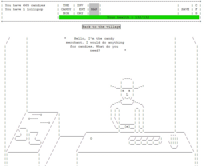 Easy Candy Ascii Surreal ASCII-based RPG sequel Candy Box 2 is out now | Eurogamer.net