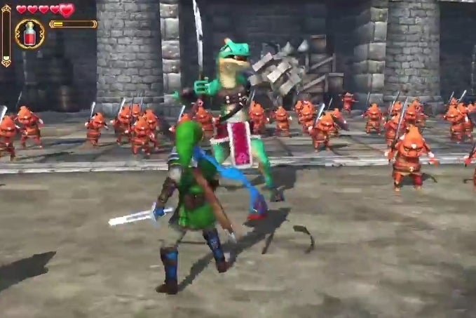 Hyrule Warriors Sur Wii U - Disque En état Neuf, PEGI 3
