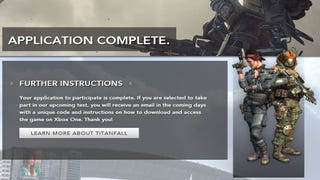It looks like there's going to be a pre-release Titanfall test