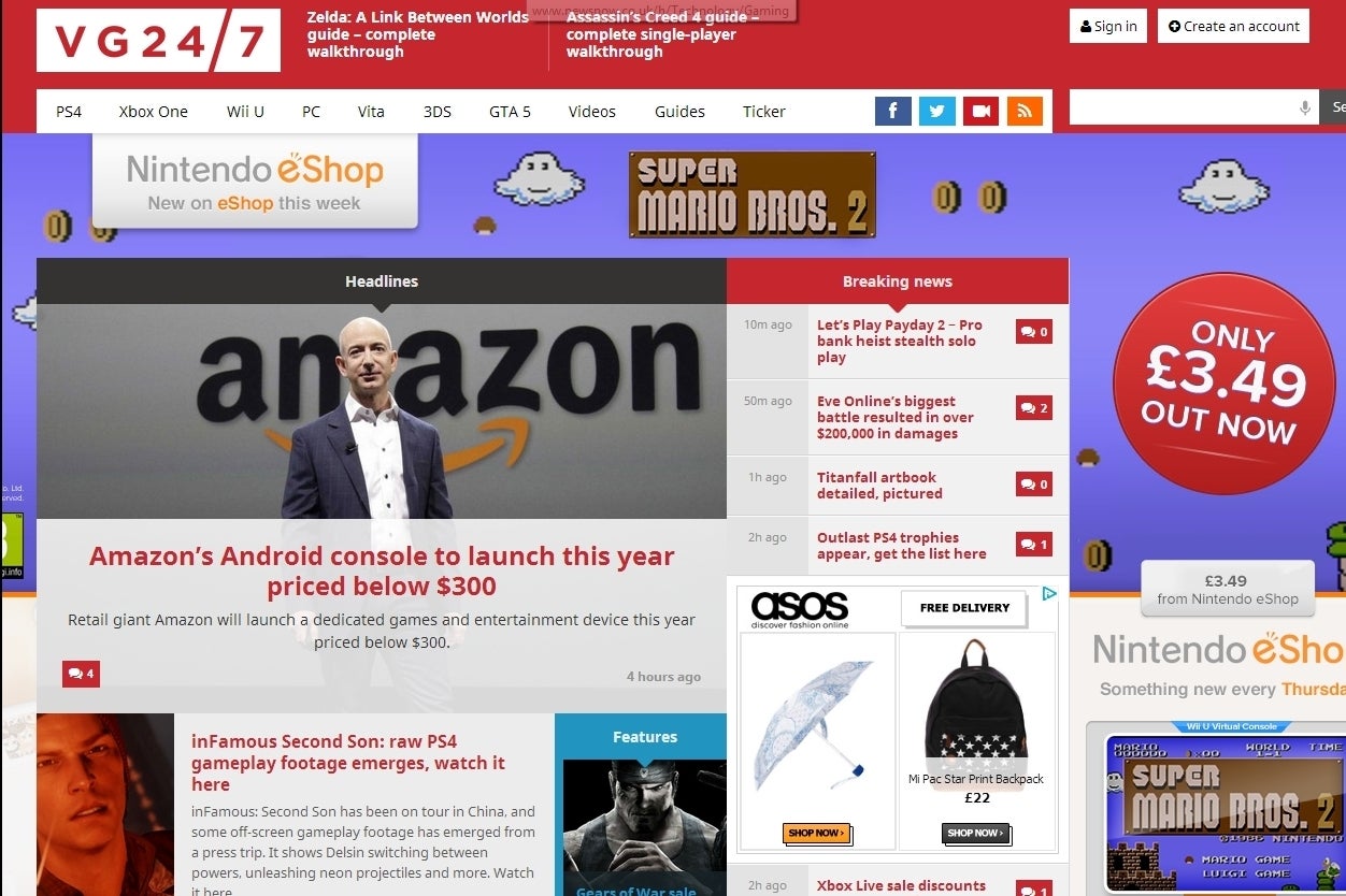 VG247 relaunches with new look | GamesIndustry.biz