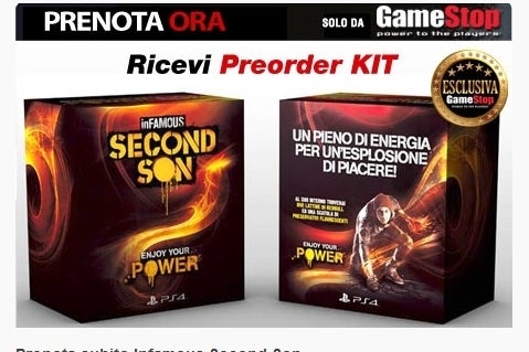 inFamous Second Son themed condoms are GameStop Italy s pre order