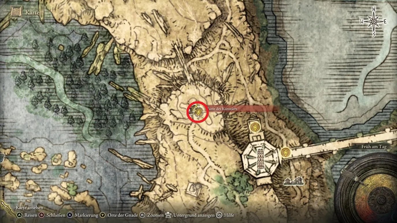 Location of the painting &ldquo;Resurrection&rdquo;.