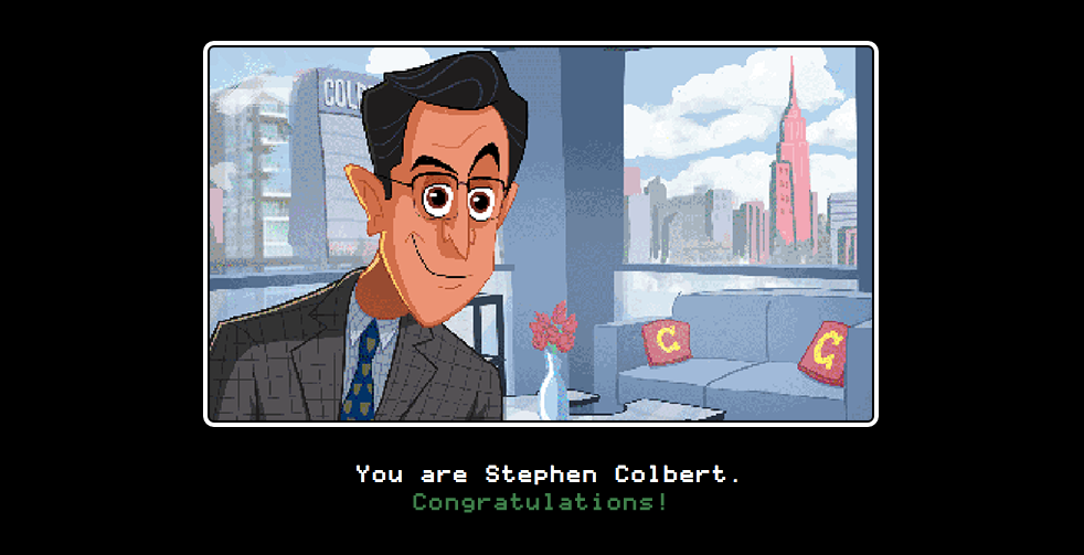 Stephen Colbert promotes new show with a text adventure | Eurogamer.net