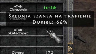 Diablo 2 - skuteczność ataku: szansa na trafienie