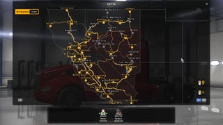 Nowe miasta Nevady i Kalifornii - mod do American Truck Simulator