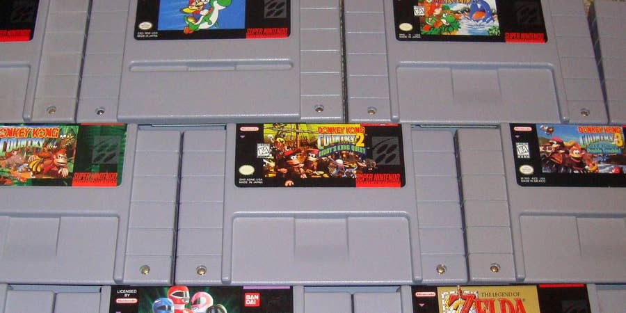 Snes cartridge discount with all games