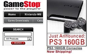 Gamestop lists 160gb PS3