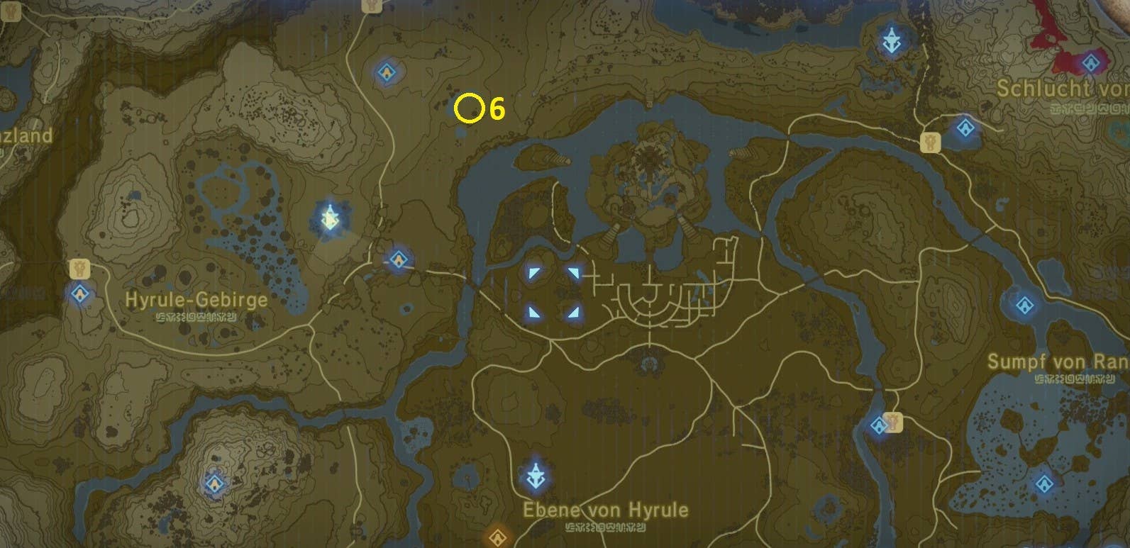 Zelda Breath Of The Wild Erinnerungsfotos Lösung www.eurogamer.de