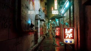 Watch A Cybercat Explore A Kowloon-y Cybercity
