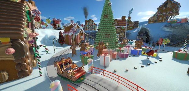 Scream if you wanna ho ho ho faster in Planet Coaster Rock Paper