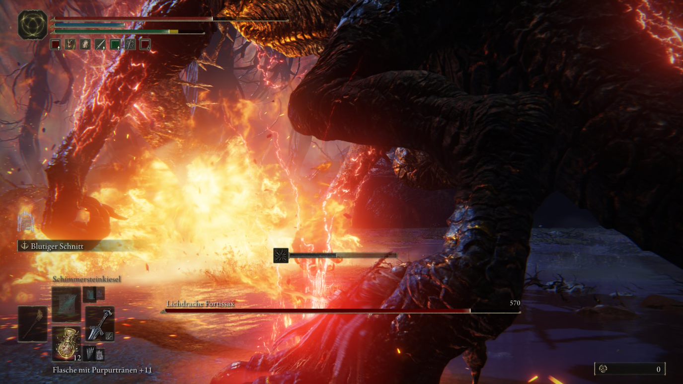 Elden Ring Thron Des Todes Prinzen Portal Elden Ring: Lichdrache Fortissax besiegen und finden, Boss beim Thron